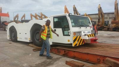 Logical Maritime Moves A Pushback Tractor In Ghana Africa Logistics Network Africa Logistics Network