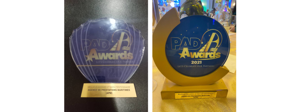 APM WON PAD AWARDS AS THE BEST STEVEDORE BOTH IN 2020 AND IN 2021